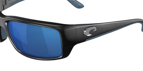 Costa Del Mar Fantail TF 11 OBMP Matte Black Frame | Blue Mirror 580P Lens