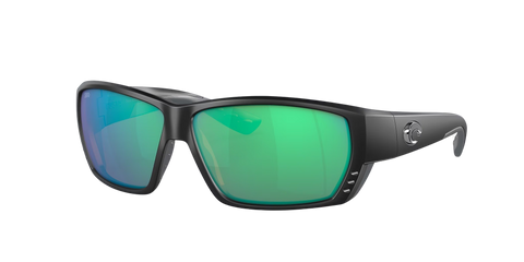 Costa Del Mar Tuna Alley TA 11 OGMGLP Matte Black Frame | Green Mirror 580G Lens