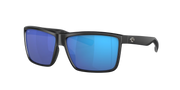 Costa Del Mar Rinconcito RIC 11 OBMGLP Matte Black Frame l Blue Mirror 580G Lens