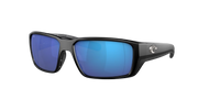 Costa Del Mar Fantail Pro 06S9079 907901 Matte Black Frame l Blue Mirror 580G Lens