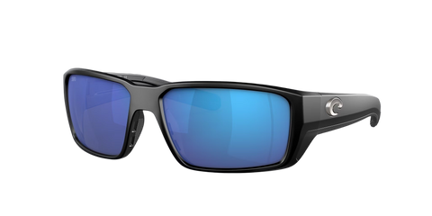 Costa Del Mar Fantail Pro 06S9079 907901 Matte Black Frame l Blue Mirror 580G Lens