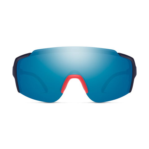 Smith Flywheel Matte Deep Ink Frame l ChromaPop Blue Mirror Lens