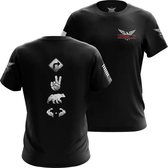 We The People Right 2 Bear Arms Short Sleeve T-Shirt