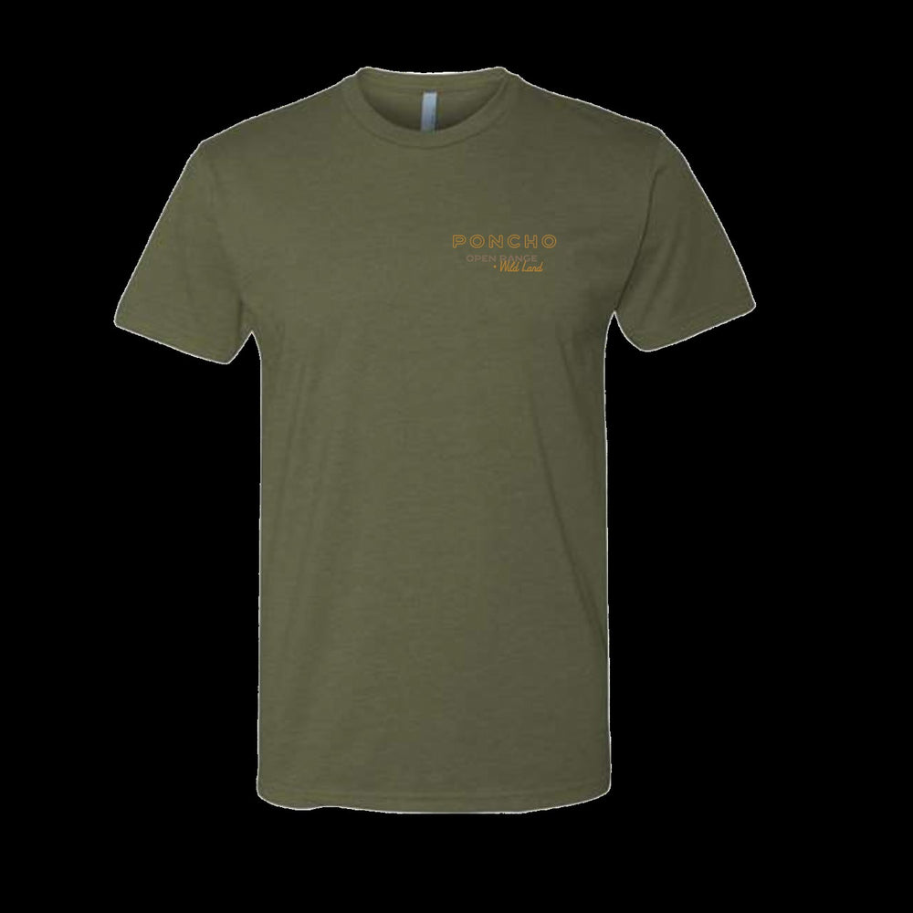 Poncho Elk and Moon T-Shirt