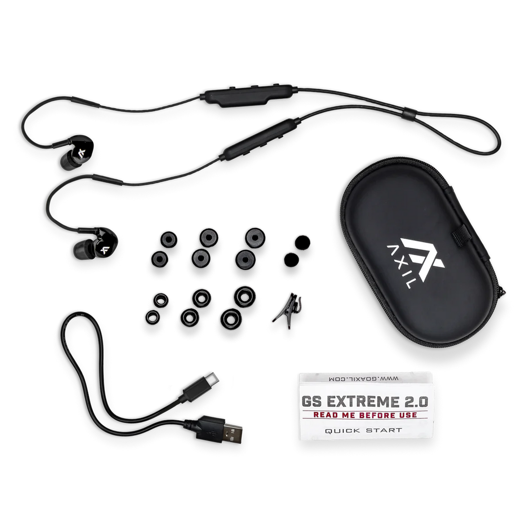 AXIL GS Extreme 2.0 Tactical Wireless Hearing Pro/EarBuds