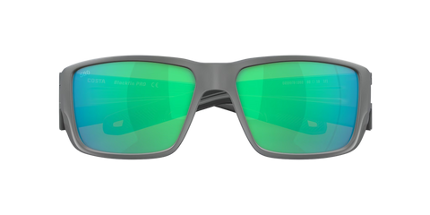 Costa Del Mar Blackfin Pro 06S9078 907810 Matte Gray Frame | Green Mirror 580G Lens