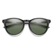 Smith Wander Black Frame l ChromaPop Polarized Grey Green Lens