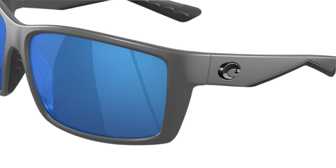 Costa Del Mar Reefton RFT 98 OBMP Matte Gray Frame l Blue Mirror 580P Lens