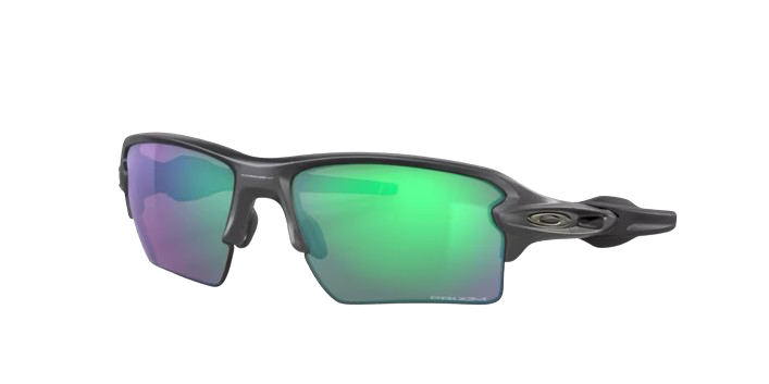 Oakley Flak 2.0 XL Sunglasses 0OO9188-F3 Steel Frame l Prizm Road Jade Lens