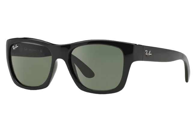 Ray Ban RB4194 Polished Black Frame l Green Polarized Lens Black Flag Outfitters