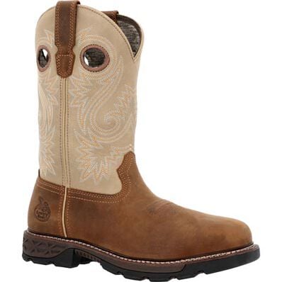 Georgia Boots Men's GB00670 Carbo-Tec FLX 11" Alloy Toe Pull-on Work Boot