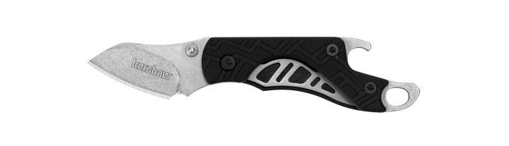Kershaw Cinder Mini Pocket Knife - profile view, open