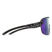 Smith Bobcat Matte Black Marble Frame l ChromaPop Violet Mirror Lens