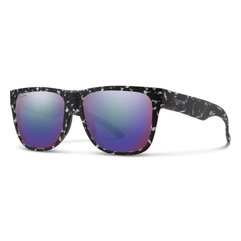 Smith Lowdown 2 Matte Black Marble Frame l ChromaPop Polarized Violet Mirror Lens