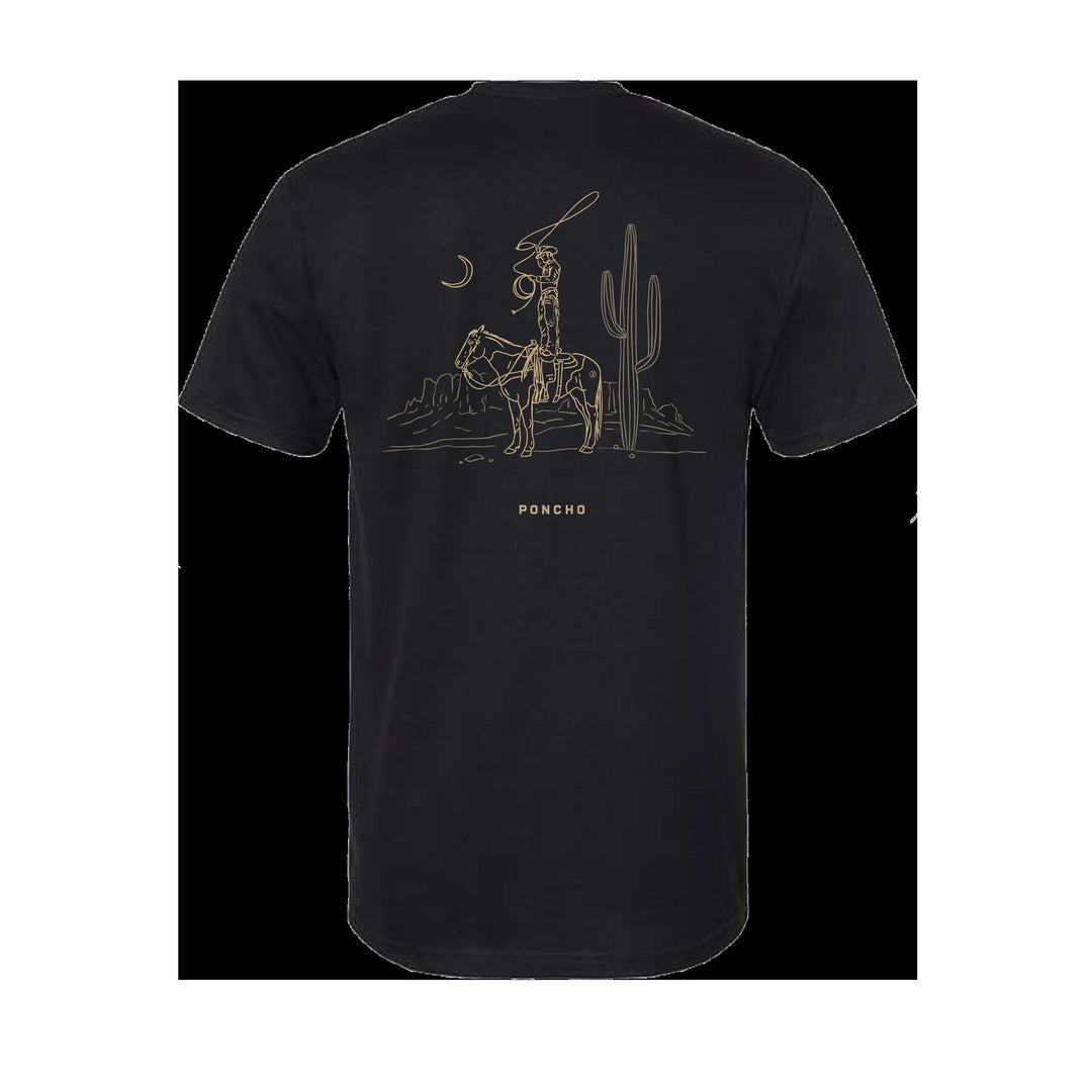 Poncho The Cowboy Moon T-Shirt