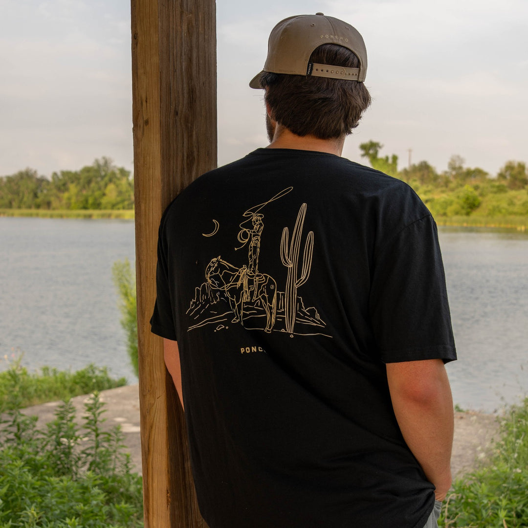 Poncho The Cowboy Moon T-Shirt