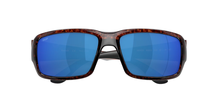 Costa Del Mar Fantail TF 10 OBMP Tortoise Frame | Blue Mirror 580P Lens