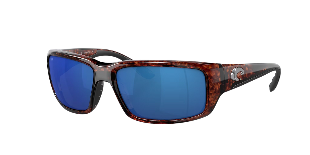 Costa Del Mar Fantail TF 10 OBMP Tortoise Frame | Blue Mirror 580P Lens