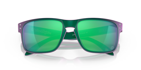 Oakley Holbrook Troy Lee Designs OO9102-T455 Matte Purple Green Shift Frame l Prizm Jade Lens