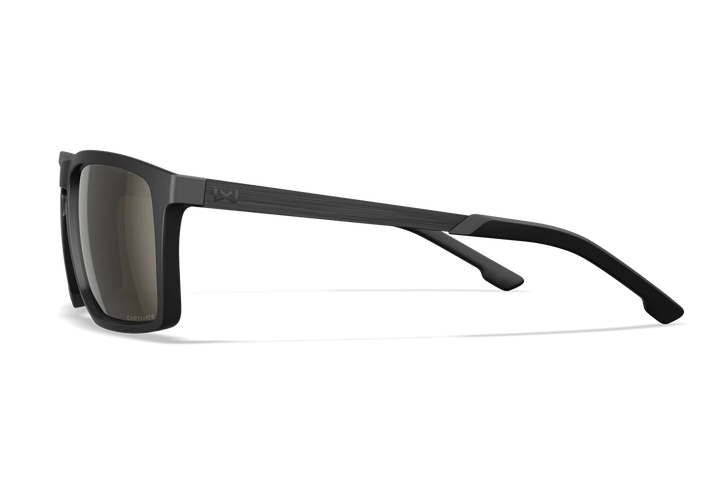Wiley X Axe AC6AXE04 Matte Black Frame | Captivate Polarized Tungsten Mirror Lens