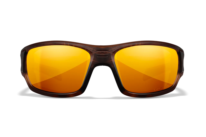 Wiley X Breach CCBRH04 Matte Hickory Brown Frame | Captivate Polarized Bronze Mirror Lens