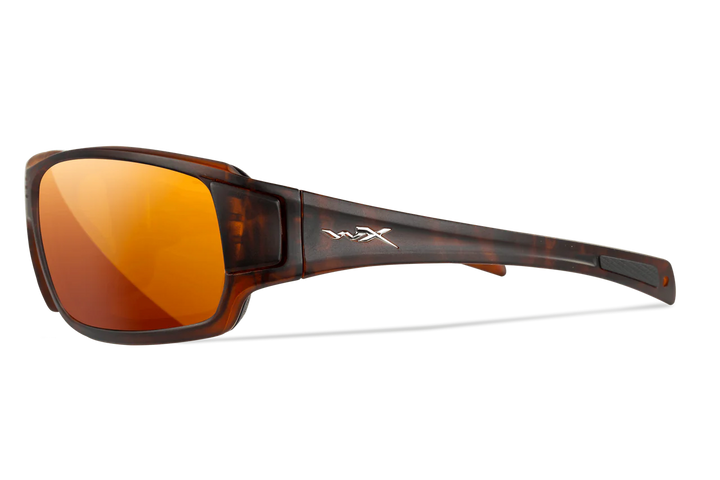 Wiley X Breach CCBRH04 Matte Hickory Brown Frame | Captivate Polarized Bronze Mirror Lens