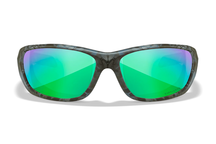 Wiley X Gravity CCGRA12 Kryptek Neptune Frame | Captivate Polarized Green Mirror Lens