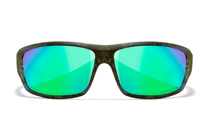 Wiley X Omega ACOME13 Kryptek Neptune Frame | Captivate Polarized Green Mirror Lens