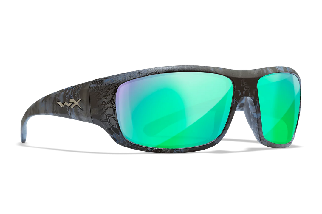 Wiley X Omega ACOME13 Kryptek Neptune Frame | Captivate Polarized Green Mirror Lens