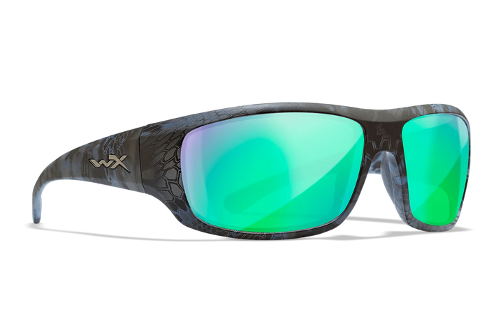 Wiley X Omega ACOME13 Kryptek Neptune Frame | Captivate Polarized Green Mirror Lens