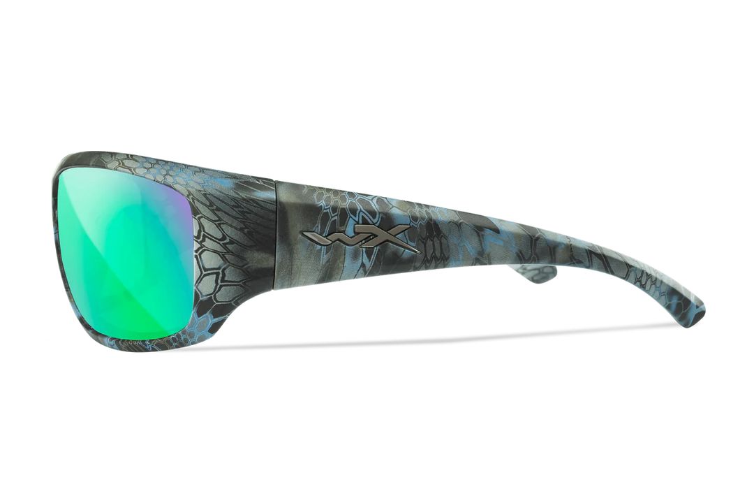 Wiley X Omega ACOME13 Kryptek Neptune Frame | Captivate Polarized Green Mirror Lens
