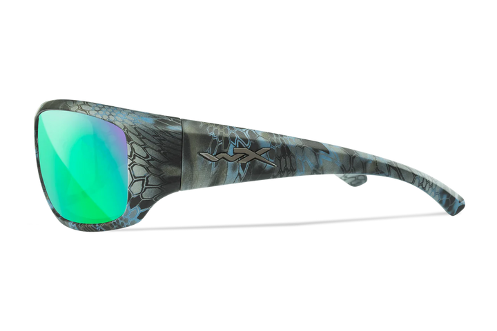 Wiley X Omega ACOME13 Kryptek Neptune Frame | Captivate Polarized Green Mirror Lens