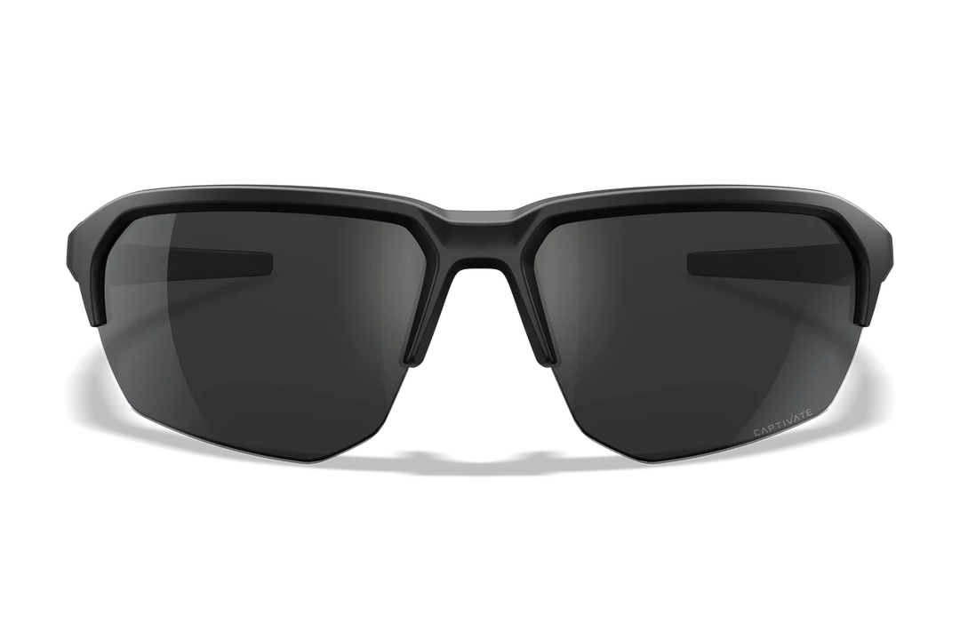 Wiley X Jakl CHJKL02 Matte Black Frame | Captivate Non-Polarized Grey Lens