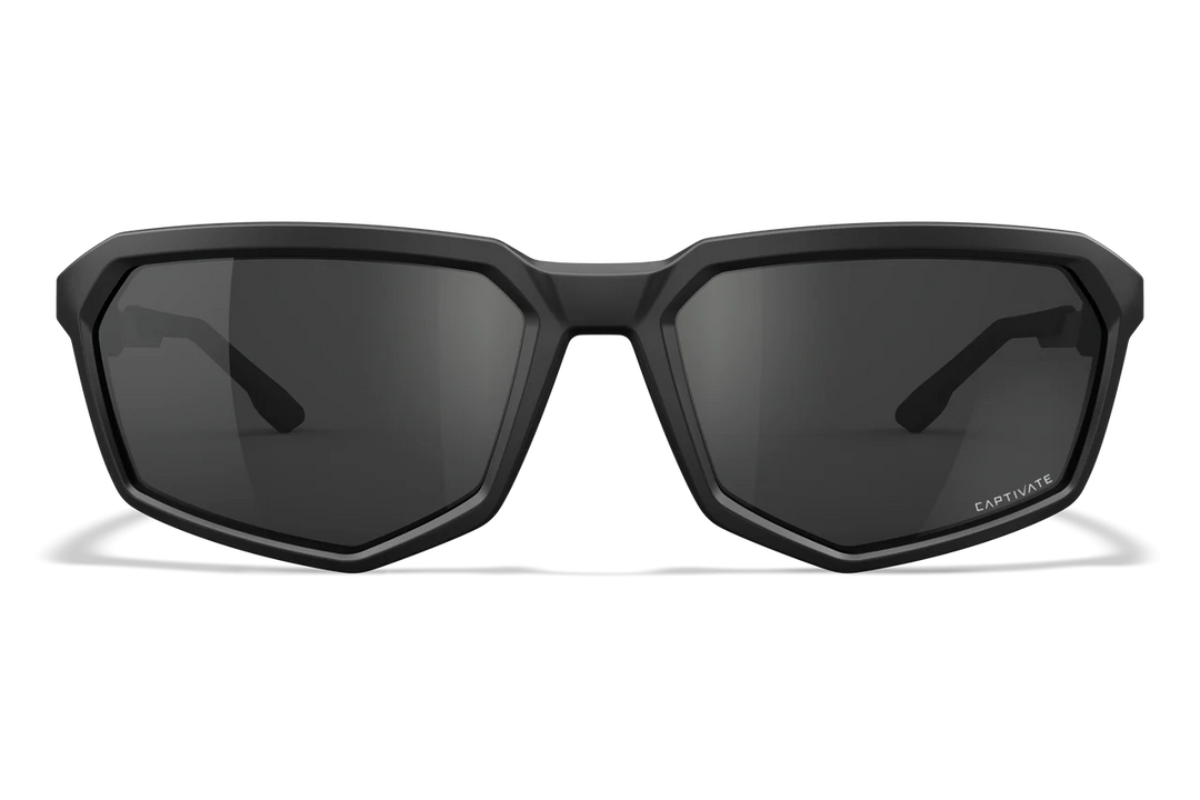 Wiley X Recon AC6RCN02 Matte Black Frame | Captivate Grey Lens
