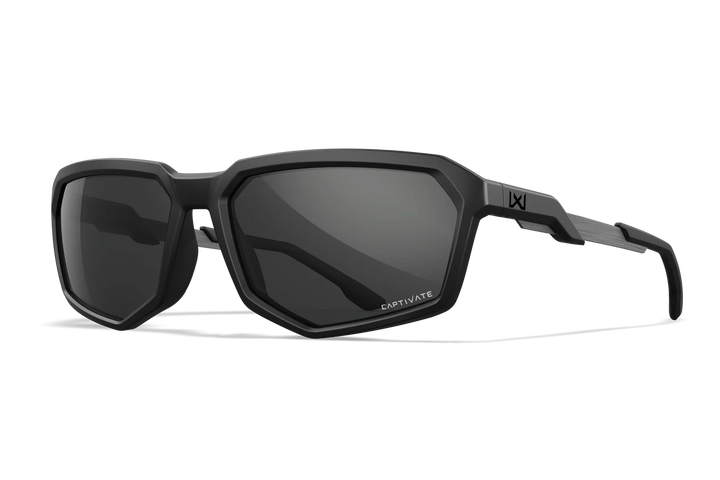 Wiley X Recon AC6RCN02 Matte Black Frame | Captivate Grey Lens