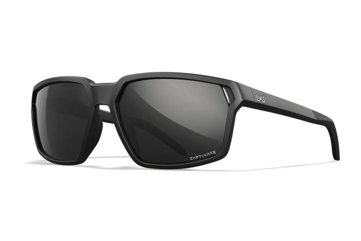 Wiley X Sierra AC6SRA05 Matte Black Frame | Captivate Polarized Black Mirror Lens