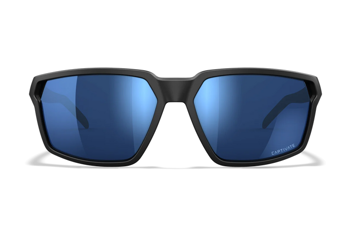 Wiley X Sierra AC6SRA09 Matte Black Frame | Captivate Polarized Blue Mirror Lens