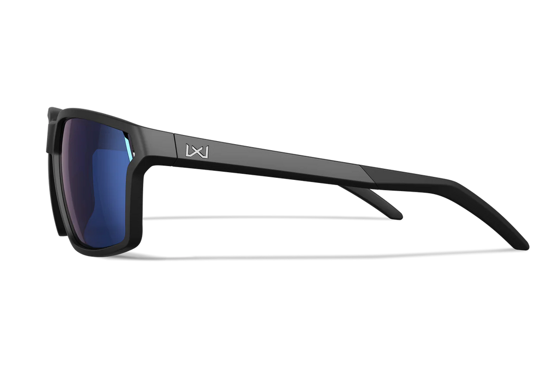 Wiley X Sierra AC6SRA09 Matte Black Frame | Captivate Polarized Blue Mirror Lens