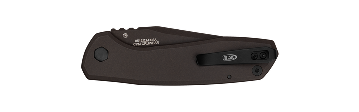 Zero Tolerance 0512 Auto Knife - back view, closed
