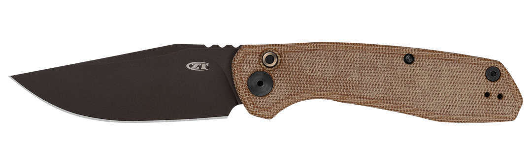 Zero Tolerance 0512 Auto Knife - profile view, open