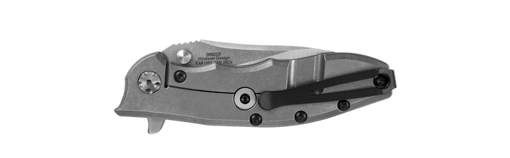 Zero Tolerance 0562CF Hinderer Folding Knife - clip side, closed
