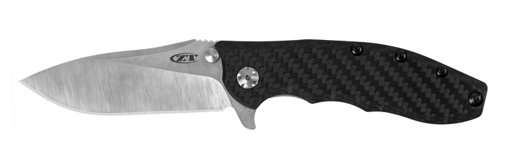 Zero Tolerance 0562CF Hinderer Folding Knife - profile view, open