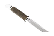 Buck Knives 102 Woodsman 0102GRS1-B Green Canvas Micarta HDL | Satin Steel Blade