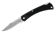 Buck Knives 110 Folding Hunter LT 0100BKSLT-B Black One-Piece Handle | Tumbled Stainless Steel Blade