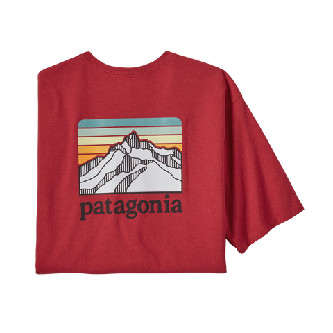 Patagonia Men's Line Logo Ridge Pocket Responsibili-Tee