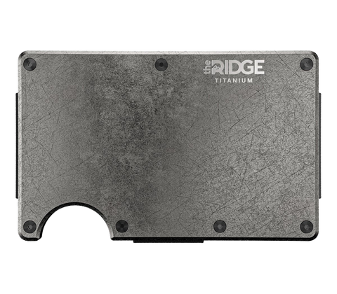 The Ridge Wallet - Titanium