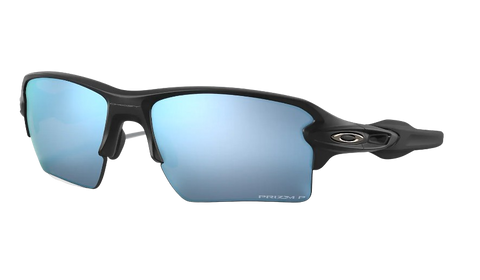 Oakley Flak 2.0 XL Sunglasses OO9188-58 Matte Black Frame | Prizm Deep Water Polarized Lens