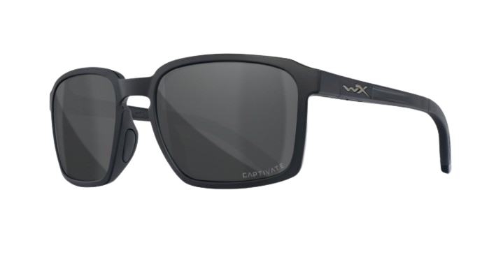 Wiley X Alfa AC6ALF18 Matte Black Frame | Captivate Polarized Lens