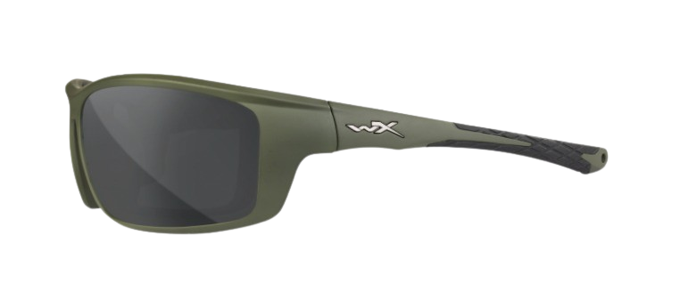 Wiley X Grid CCGRD08 Matte Utility Green Frame | Captivate Polarized Grey Lens