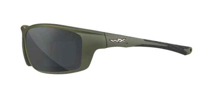 Wiley X Grid CCGRD08 Matte Utility Green Frame | Captivate Polarized Grey Lens